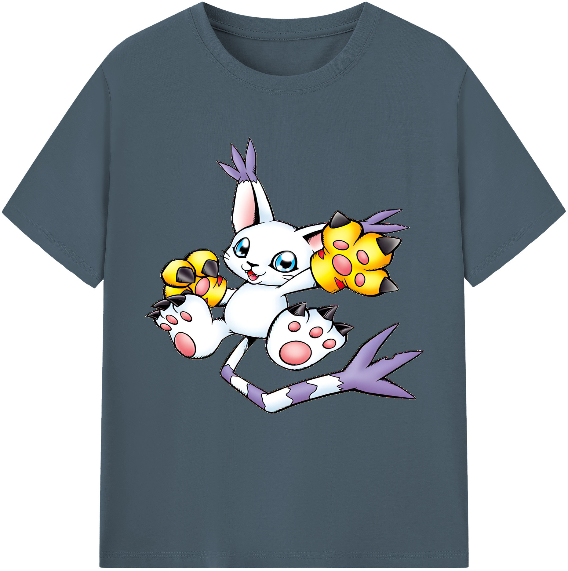 （画像用） Digimon デジタルモンスター/デジモン 綿100％半袖Tシャツ（フロントプリント）
